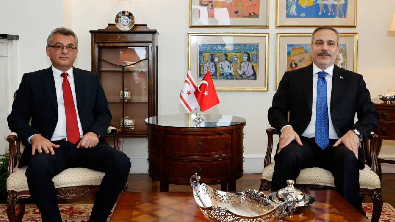 Cumhurbaşkanı Erhürman, Fidan ile görüştü