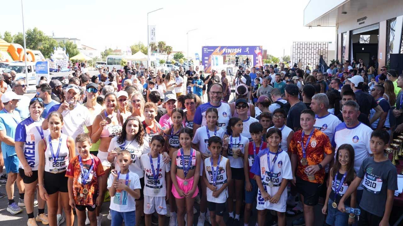 İskele Yarı Maratonu Büyük Bir Coşkuyla Gerçekleştirildi