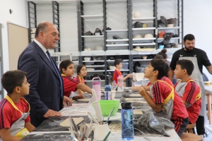 Merkez Değirmenlik SAM’da öğrenciler için bilim ve sanat atölyeleri yeniden başladı
