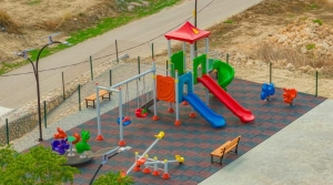 Sazlıköy’de yapılan park açıldı