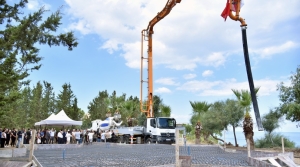 Yeşilova (Mandria) Şehitler Anıtı’nın temeli törenle atıldı