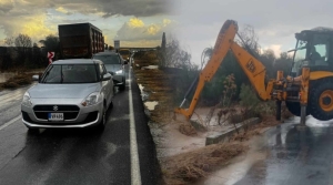 Yılmazköy – Kılıçaslan anayolu yeniden trafiğe açıldı