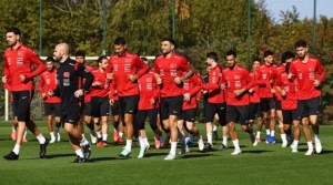 A Milli Futbol Takımı, İtalya maçı hazırlıklarını tamamladı
