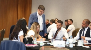 UBP’nin LTB Başkan adayı Aktunç, UBP meclis adaylarıyla buluştu