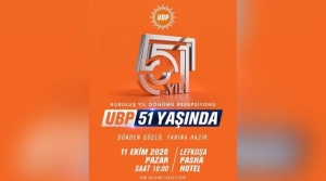 UBP’nin 51’inci kuruluş yıl dönümü resepsiyonla kutlanacak