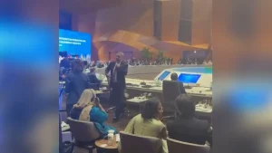 Fidan ve birçok ülke temsilcisi, CICA Zirvesi’nde İsrail Cumhurbaşkanının konuşması başlarken salonu terk etti