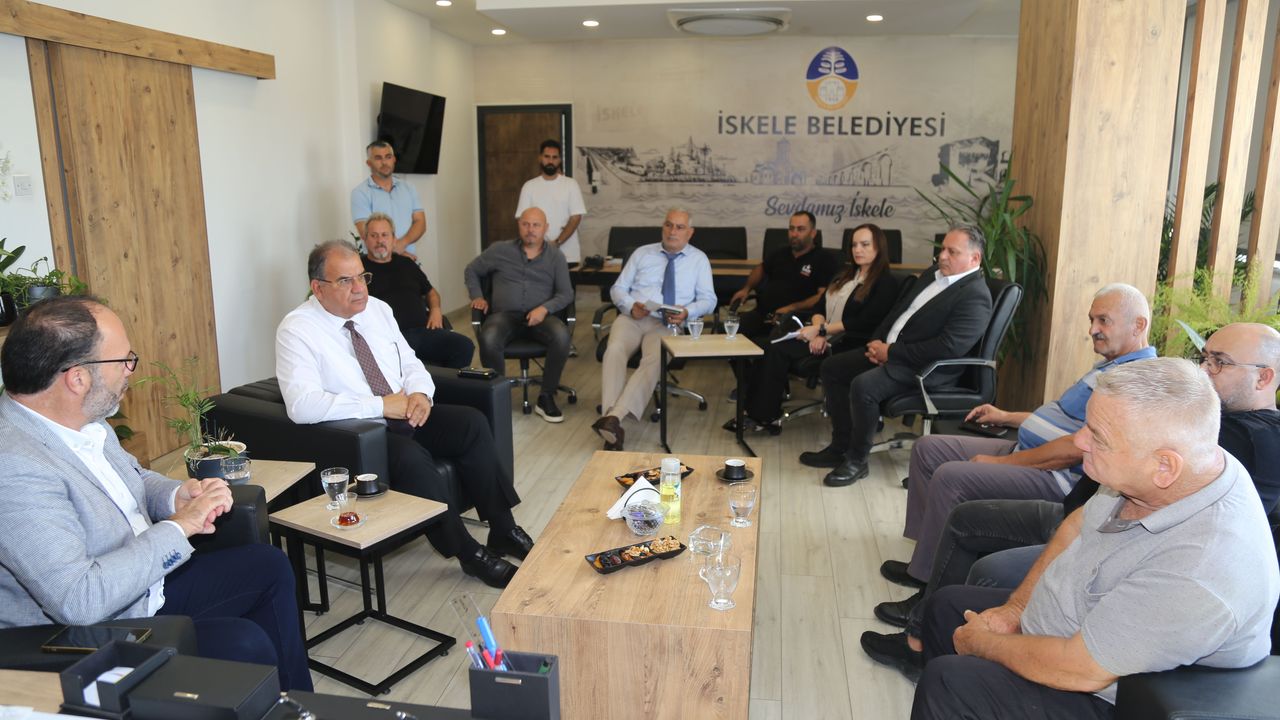 Sucuoğlu'ndan İskele Belediyesi’ne ziyaret