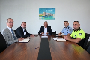 Güzelyurt’ta üniversite öğrencilerinin trafik güvenliği görüşüldü