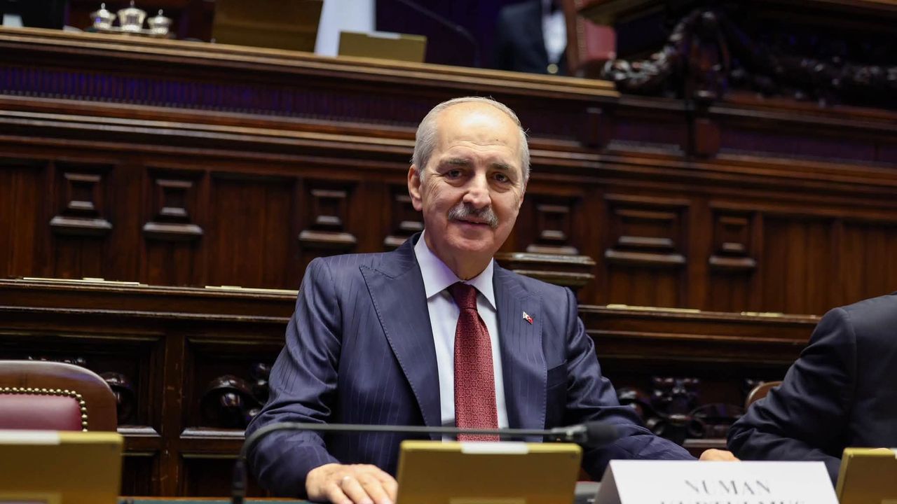 Kurtulmuş'tan Avrupa Parlamento Başkanları Konferansı'nda Rum temsilciye tepki