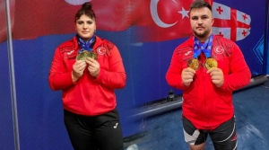 Türkiye Milli haltercileri Selahattin Altın ve Tuana Süren’den 5 altın madalya