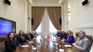 Öztürkler ve Kurtulmuş Bişkek’te buluştu