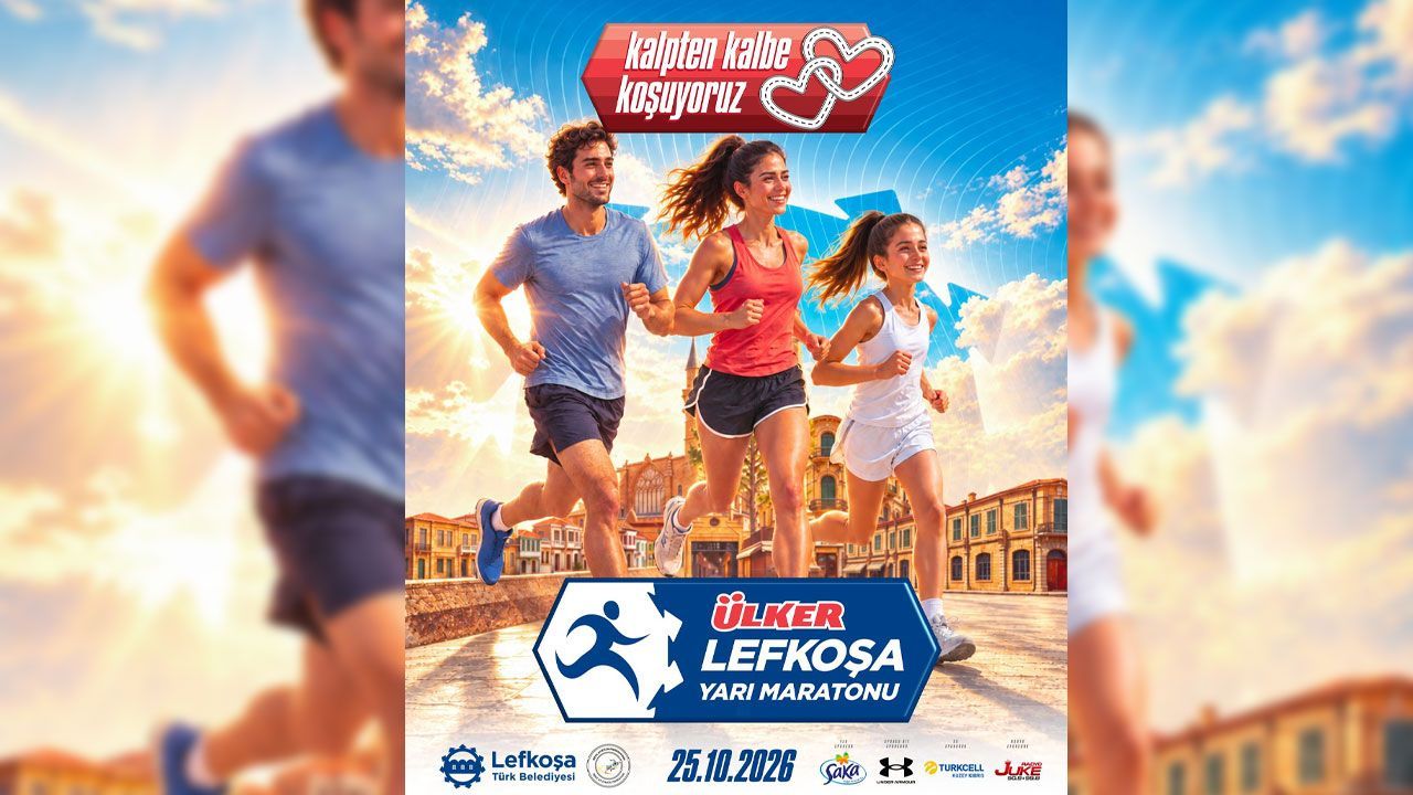 Ülker Lefkoşa Yarı Maratonu nedeniyle 25 Ekim’de bazı yollar kapanacak