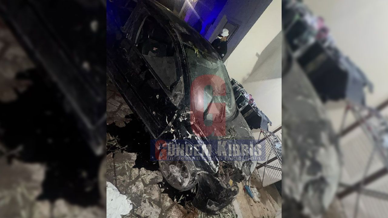 KKTC’de 5 trafik kazası: 4 yaralı, 2 alkollü sürücü