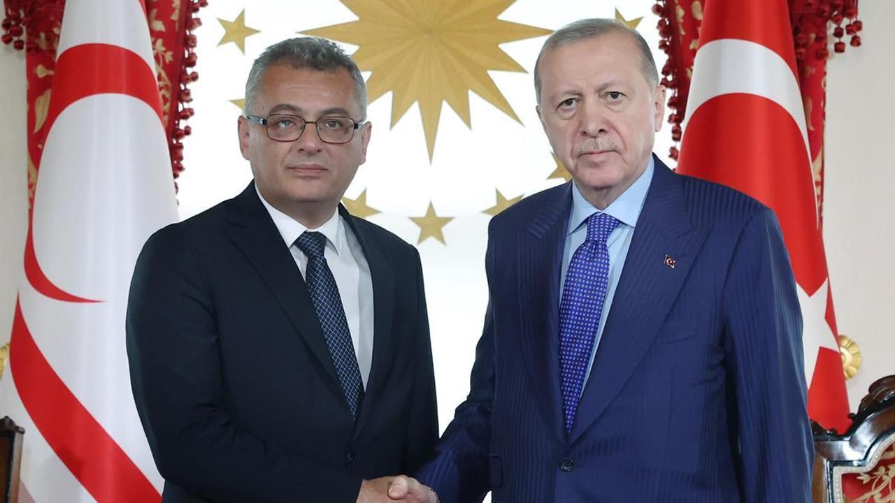 Erhürman, TC Cumhurbaşkanı Erdoğan'la görüştü
