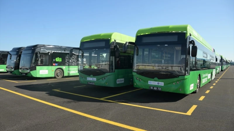 COP31 için Antalya’ya 630 çevre dostu otobüs getirildi